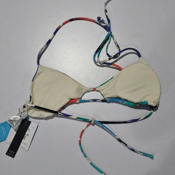 O'Neill Abbie Floral Madrid Bikini Top - Picture 6 of 7